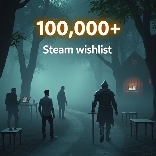 《骑士之路》Steam愿望单超10万 开发团队仅4个男人