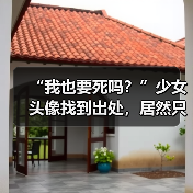 “我也要死吗?”少女头像找到出处,居然只是一场炒作骗局?(图2) “我也要死吗?”少女头像找到出处,居然只是一场炒作骗局?(图2)