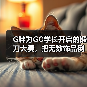 G胖为GO学长开启的锻刀大赛，把无数饰品倒狗送上天台（图4）