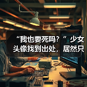 “我也要死吗?”少女头像找到出处,居然只是一场炒作骗局?(图4) “我也要死吗?”少女头像找到出处,居然只是一场炒作骗局?(图4)
