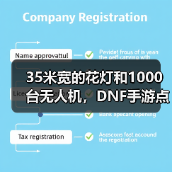 35米宽的花灯和1000台无人机，DNF手游点亮了大唐（图1）